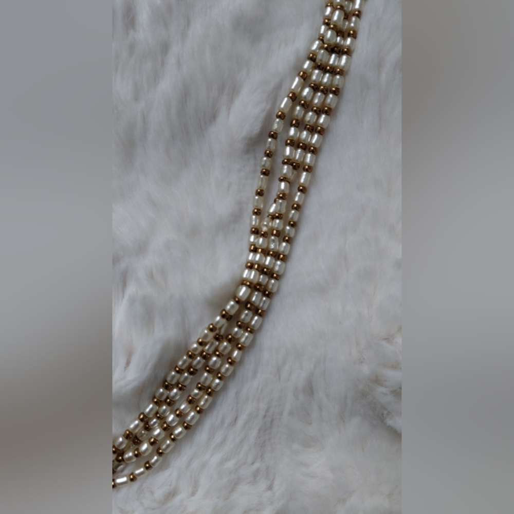 Four Strand Beaded Necklace - Picture 5 of 15